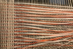 Tissage Fili di vita (arancione) - lino/carta,  2019