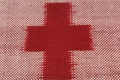 Croix-Rouge, ikat de trame, 07/2019
